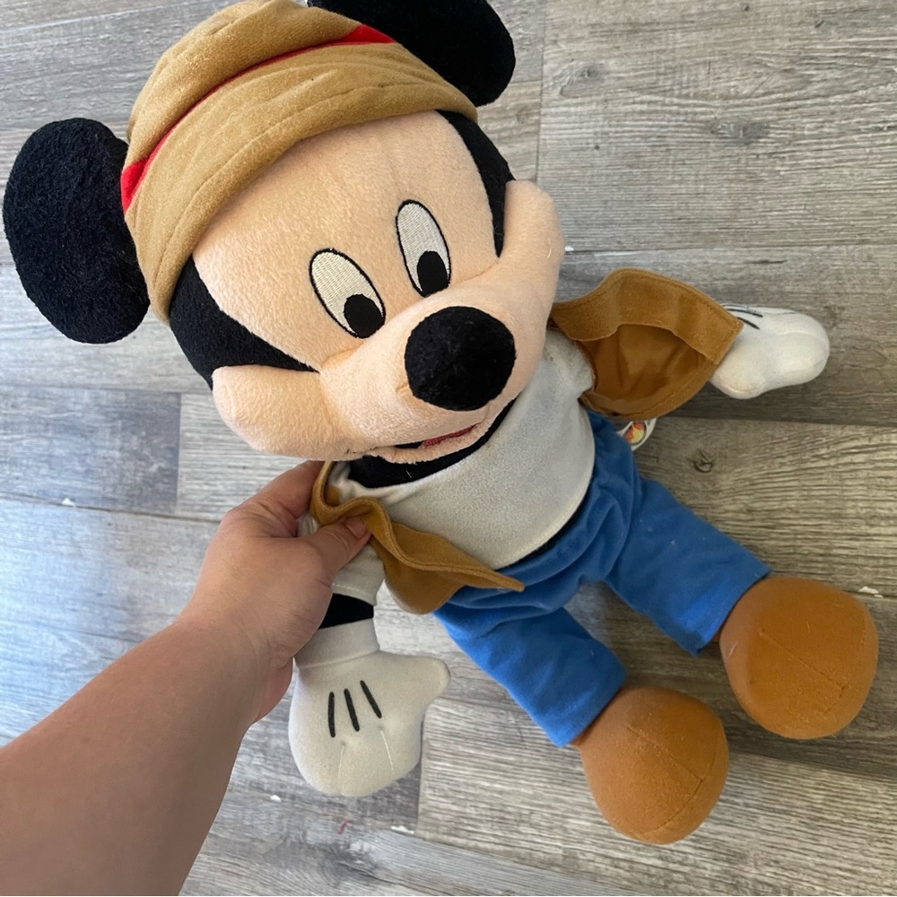 Disney Mickey Mouse Plush Toy SAFARI ZOO JUNGLE THEME